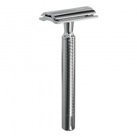 Aparat de ras clasic safety razor cu pieptene inchis Dovo Primo II